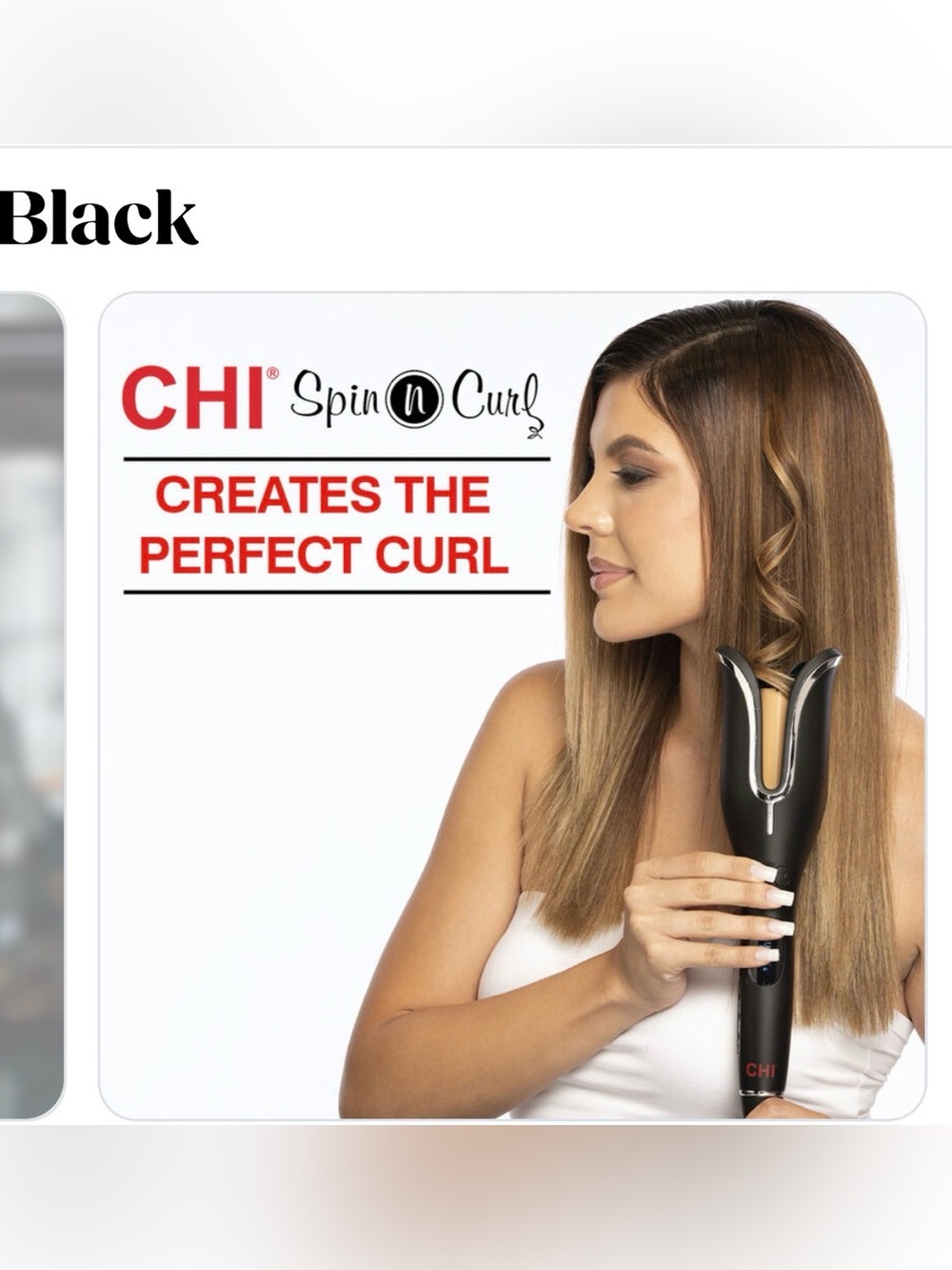 CHI Spin N Curl Automatic Curling Tool - Black